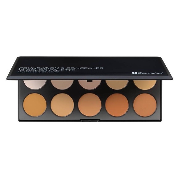 BH cosmetics foundation and concealer palette